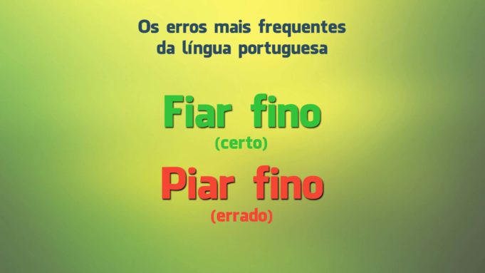Os 15 erros mais frequentes da língua portuguesa