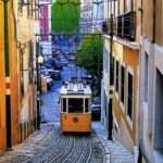 Ascensor do Lavra junto ao Largo da Anunciada na atualidade